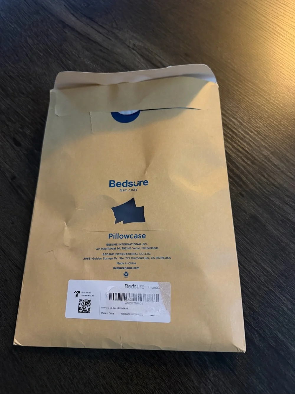 Bedsure satin pillowcase